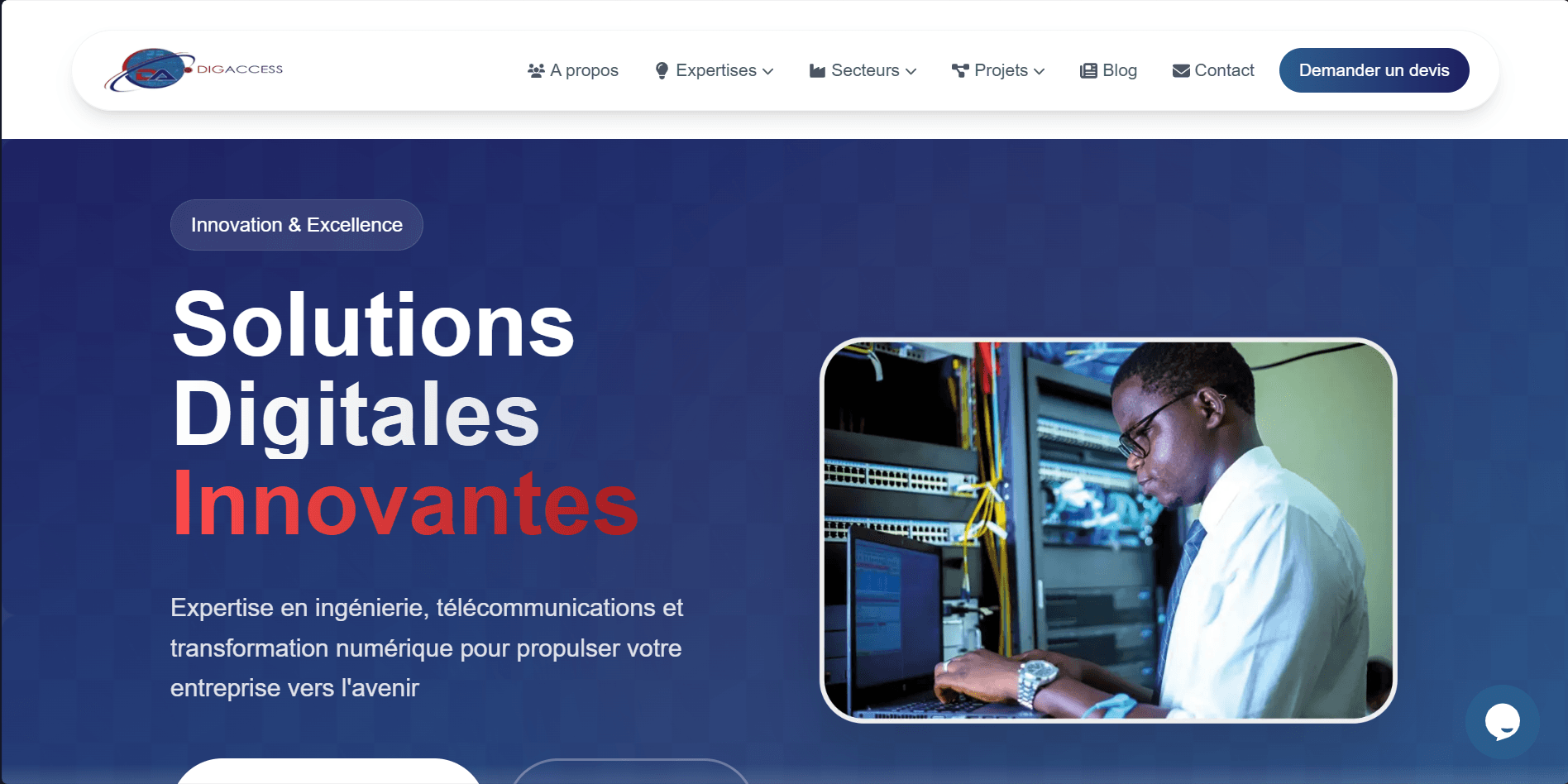 Screenshot 1 of project Digaccess
