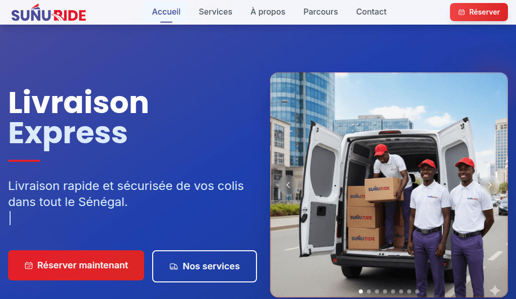 Screenshot 1 of project Sunu Ride